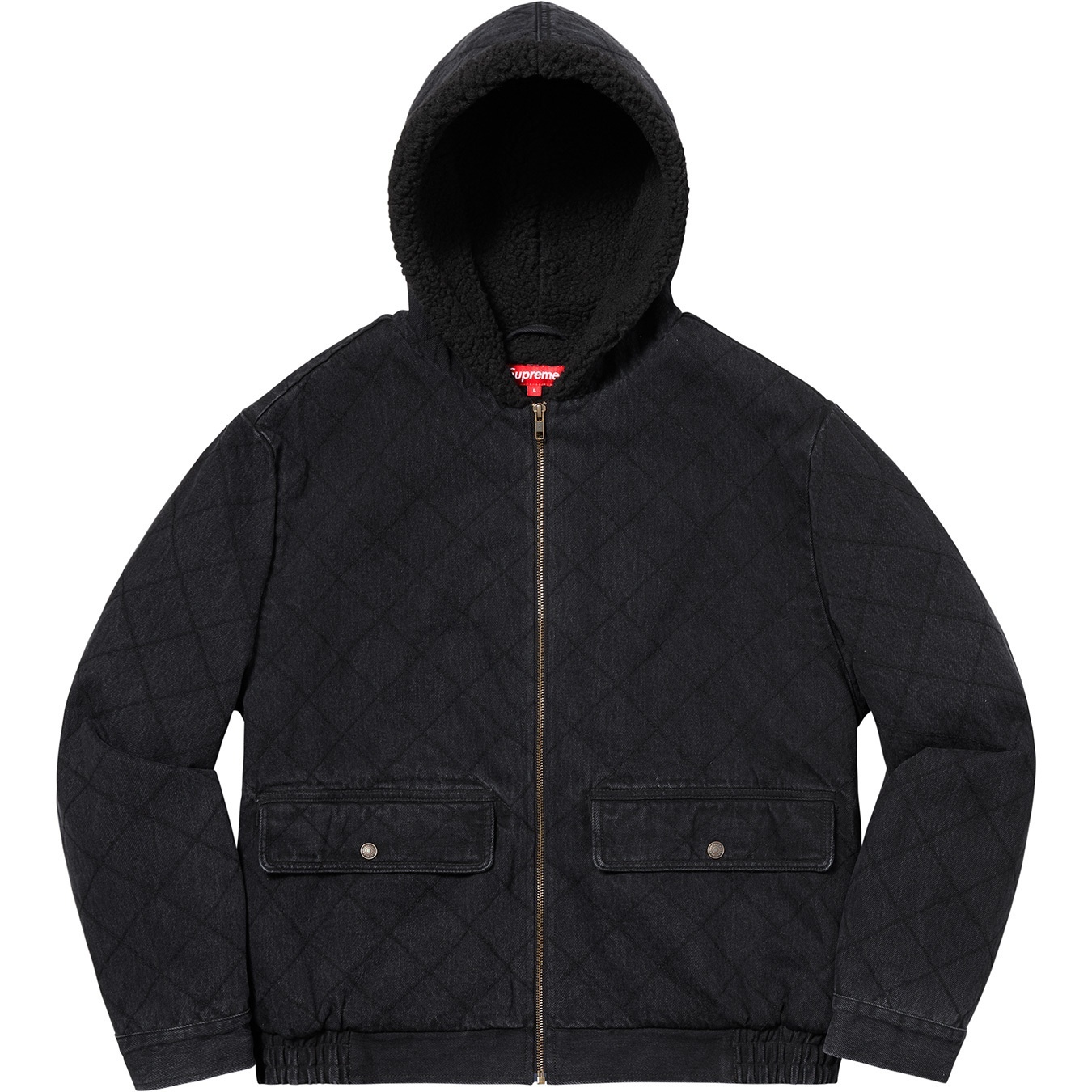 Quilted Denim Pilot Jacket view 2